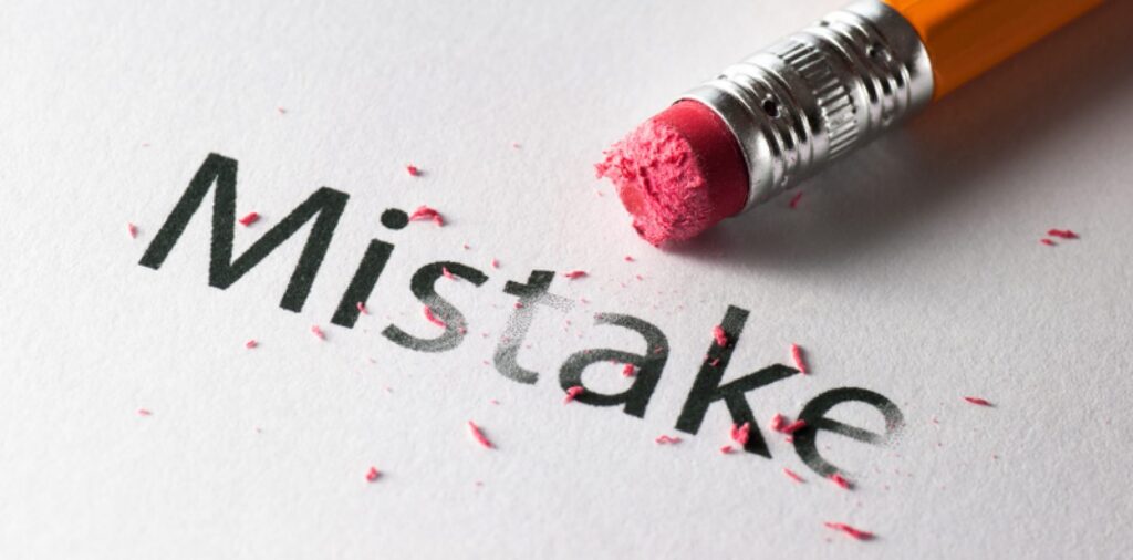 bookkeeping mistakes