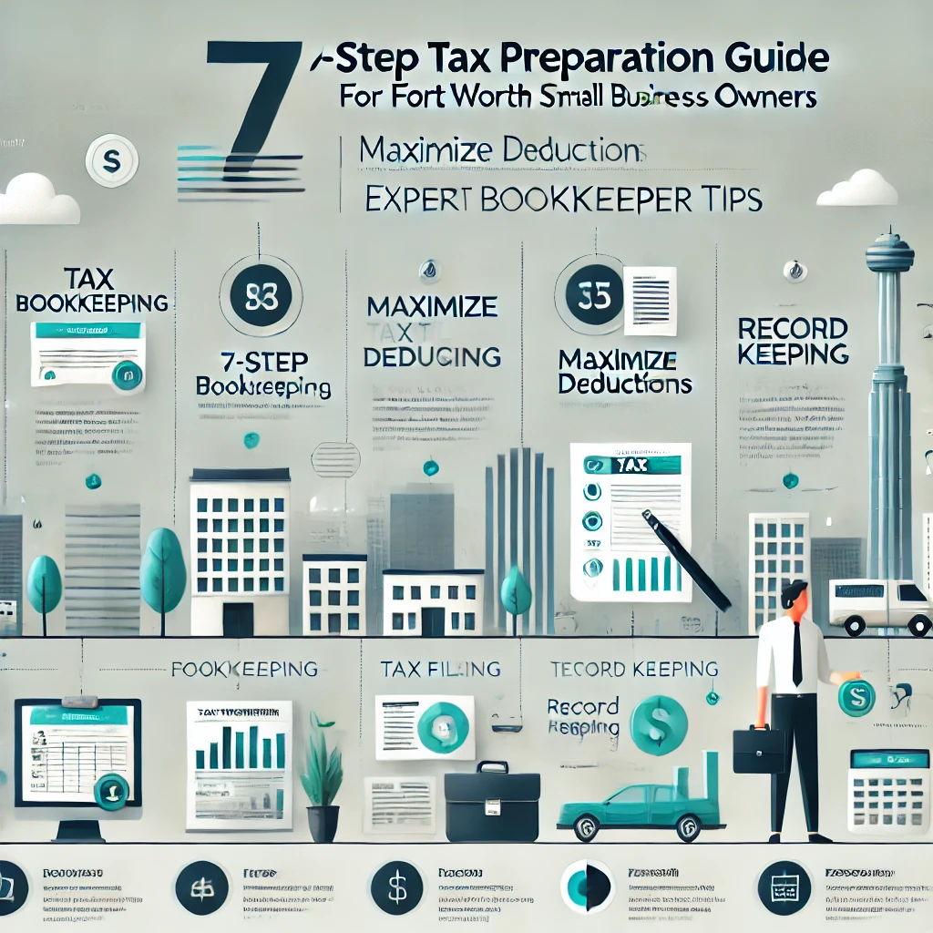 7-Step Tax Preparation Guide for Fort Worth Small Business Owners - Expert Bookkeeper Tips for Maximizing Deductions